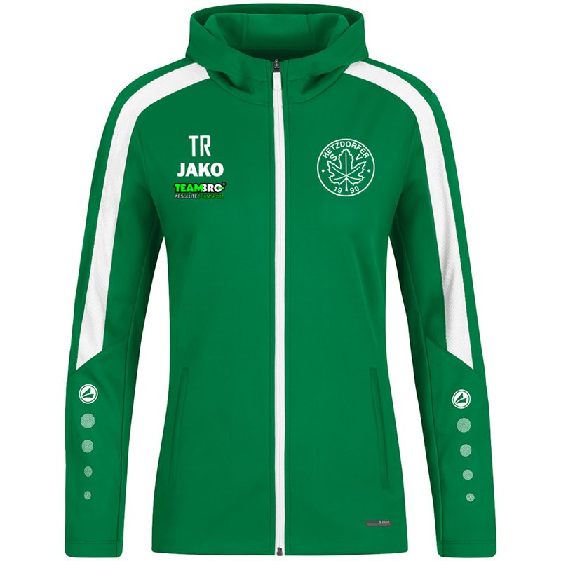 Hetzdorfer SV Damen Kapuzenjacke grün