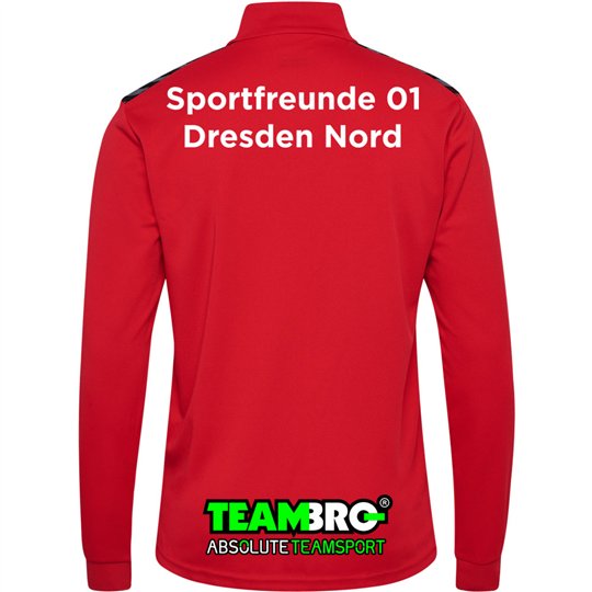 Sportfreunde 01 Handball Half Zip Unisex rot