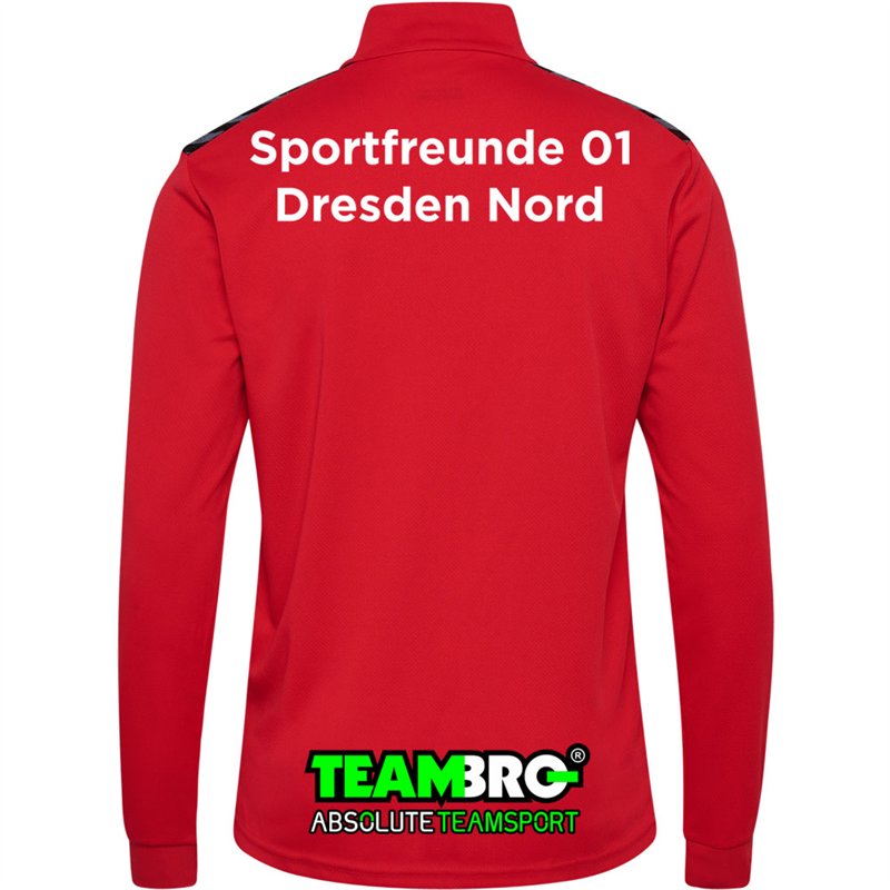 Sportfreunde 01 Handball Half Zip Unisex rot