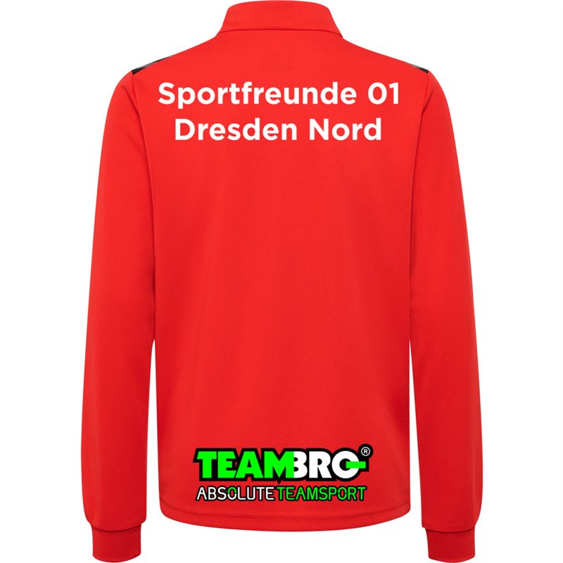 Sportfreunde 01 Handball Half Zip Kinder rot