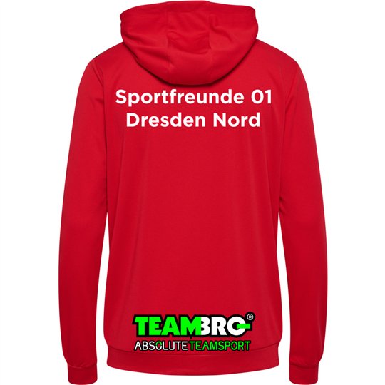 Sportfreunde 01 Handball Kapuzenjacke Kinder rot