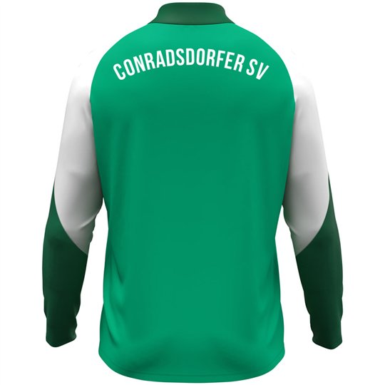 Conradsdorfer SV Zip Top Kinder grün/weiss