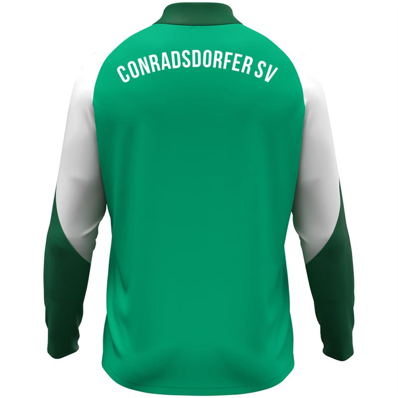 Conradsdorfer SV Zip Top Kinder grün/weiss