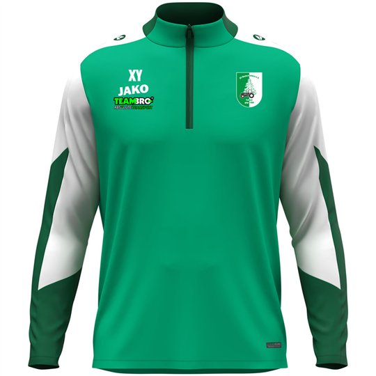 SV Deutschenbora Zip Top Kinder grün/weiss