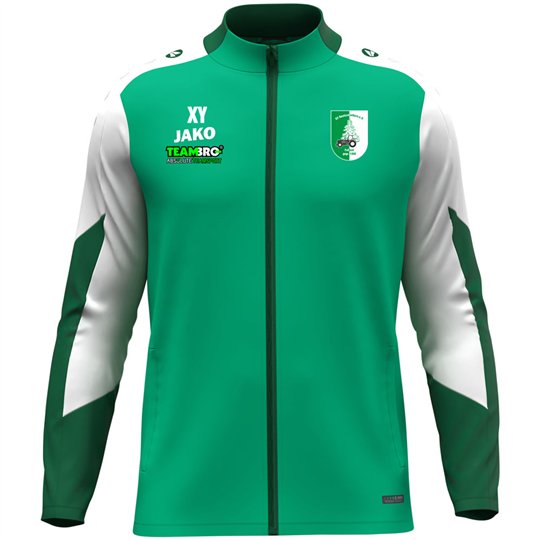 SV Deutschenbora Polyesterjacke Unisex grün/weiss