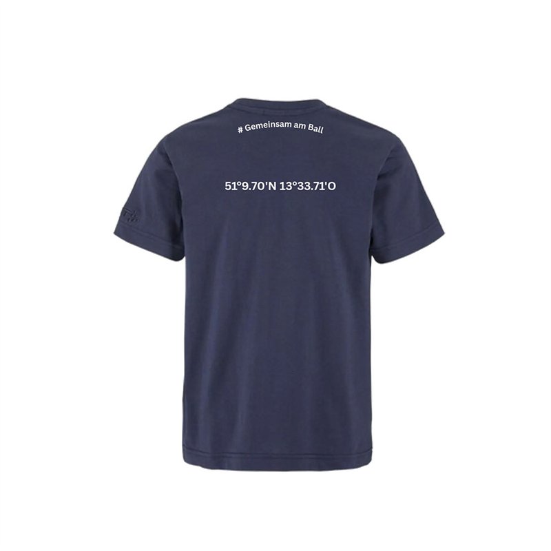 HSV Weinböhla T-Shirt "Koordinaten" Unisex navy