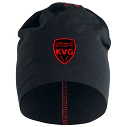 Königsteiner VG  Beanie schwarz/rot 