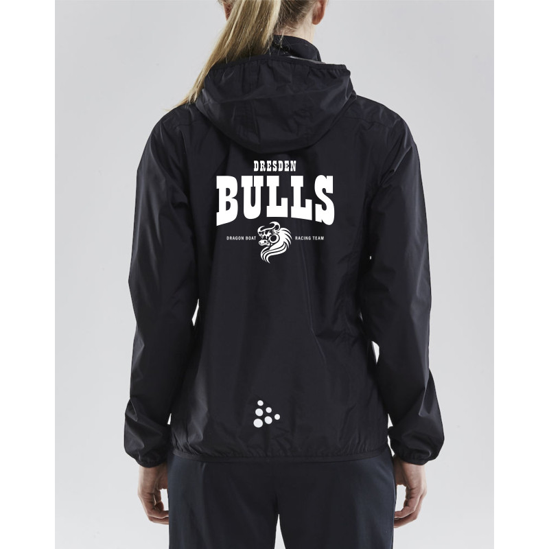 VKD Drachenboot Regenjacke Damen schwarz
